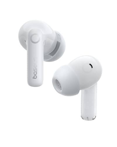 Baseus Bass BP1 Pro Noise Cancelling Wireless Earbuds, Real-Time Adaptive Noise Cancelling, Adaptive Active EQ, LDAC Hi-Res Sound, 6-Mic AI Clear Calls, 55H Playtime, IP55 Waterproof, Bluetooth 6.0