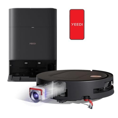 Yeedi by ECOVACS M14 Plus Robot Vacuum and Mop, OZMO Roller Mopping, Black