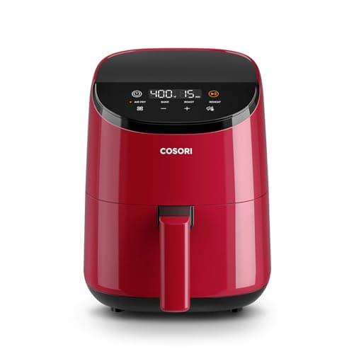 Cosori Lite 2.1 Qt Small Air Fryer, Ceramic Coating, 4-in-1, 97% less oil