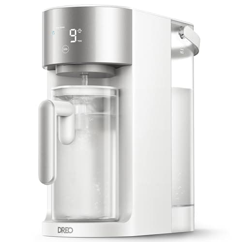 DREO Reverse Osmosis Water Filter Countertop, RO Filtration System, 3:1 Pure to Drain, TDS & Filter Life & Autofill Pitcher, Installation-Free, Self-Cleaning Water Purifier, RO Water Filter