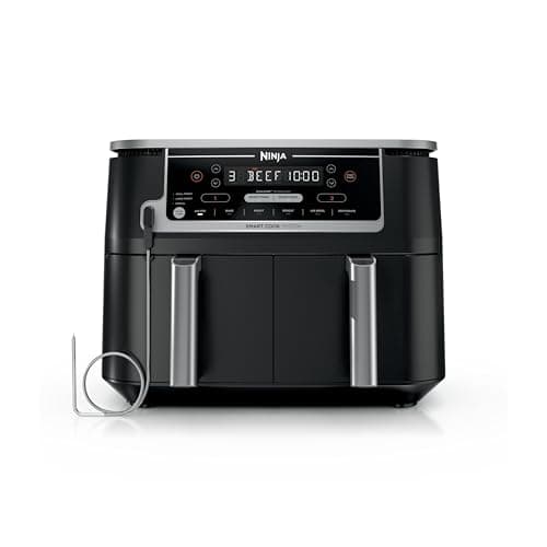 Ninja Foodi Air Fryer, 10 Qt DualZone Smart XL, 6-in-1, Black, DZ550