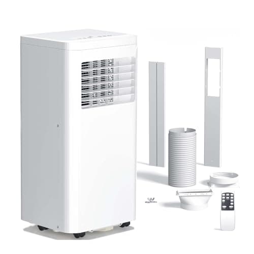 Antarctic Star Portable Air Conditioner 7,000 BTU for Rooms up to 450 Sq. Ft, 4 Modes Portable AC Unit with Cooling, Dehumidifier, Fan & Sleep, Remote Control, 24H Timer & Window Kit for Bedroom