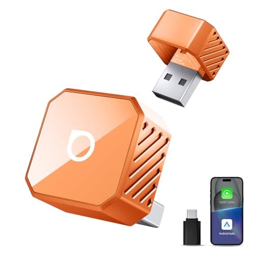 OTTOCAST Mini 3.0 (Pot) 2025 2-in-1 Wireless CarPlay/Android Auto Adapter, 5GHz WiFi, Auto Connect for 2016+ Cars