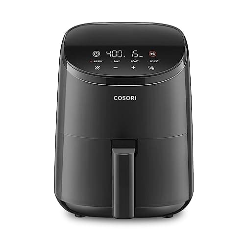 Cosori Lite 2.1 Qt Small Air Fryer, Max 400°F, 4-in-1, 97% less oil, Gray