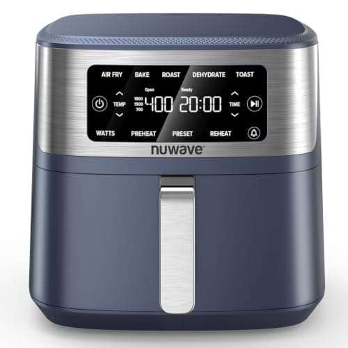 Nuwave Brio Plus 7QT Air Fryer, Extra Crispy Results w/Less Oil, PFAS-Free