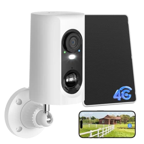 ANRAN 4G LTE Cellular Solar Security Camera Wireless Outdoor No WiFi Needed
